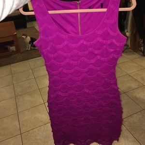 Mini fringe guess dress