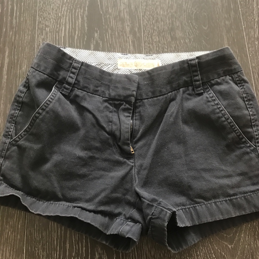 J.Crew navy chino shorts