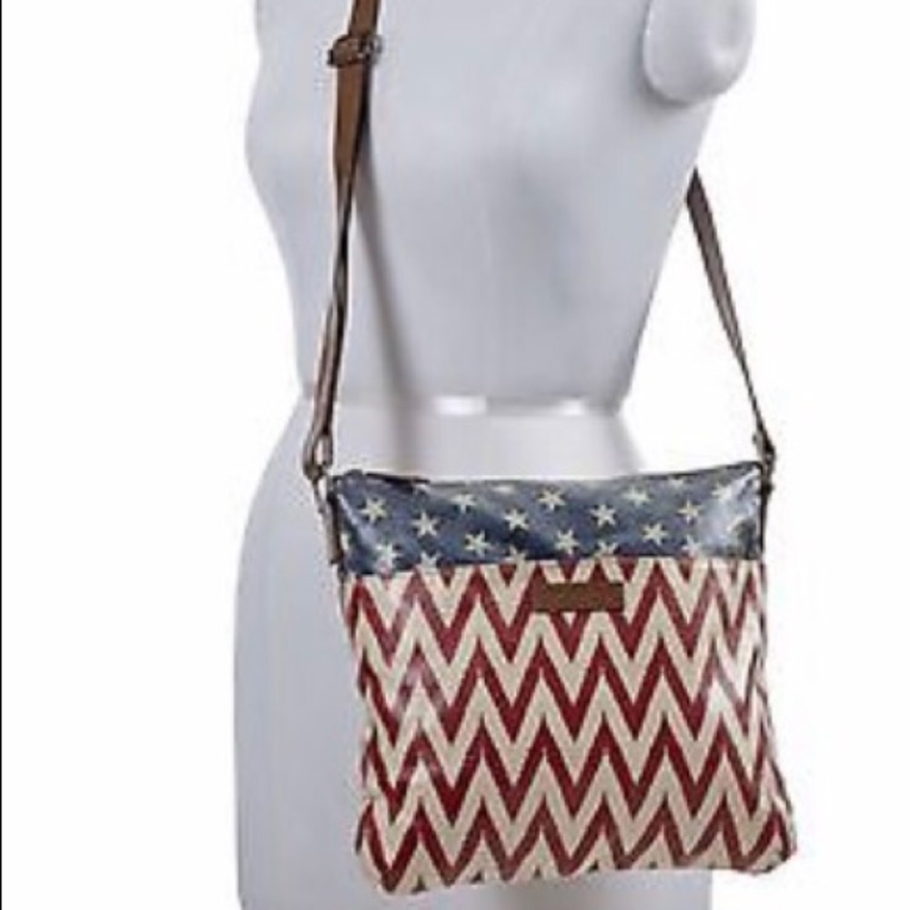 Red, White, & Blue Messenger Bag