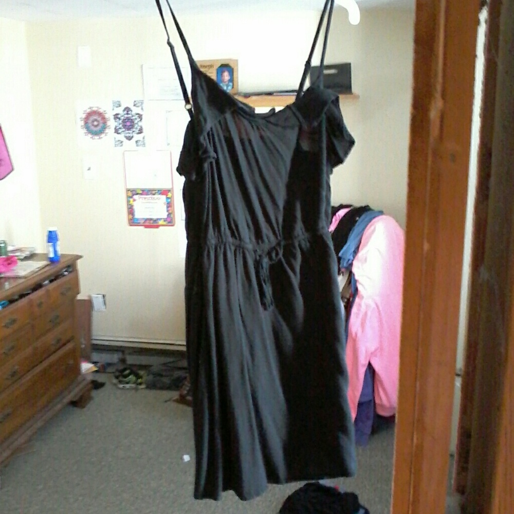Black summer dress