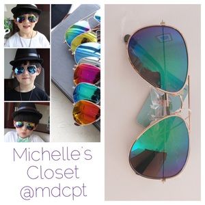 Blue Green sunglasses