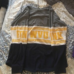 victoria's secret pink campus t-shirt mountaineers