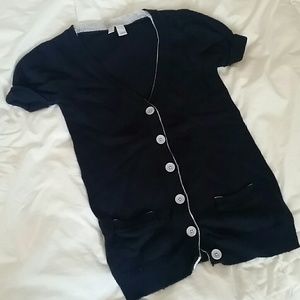 Old Navy short sleeve button up sweater