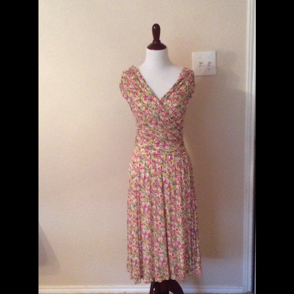 Pink Flowered Dress