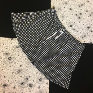 Gapfit pleated tennis skirt, black and white, XL