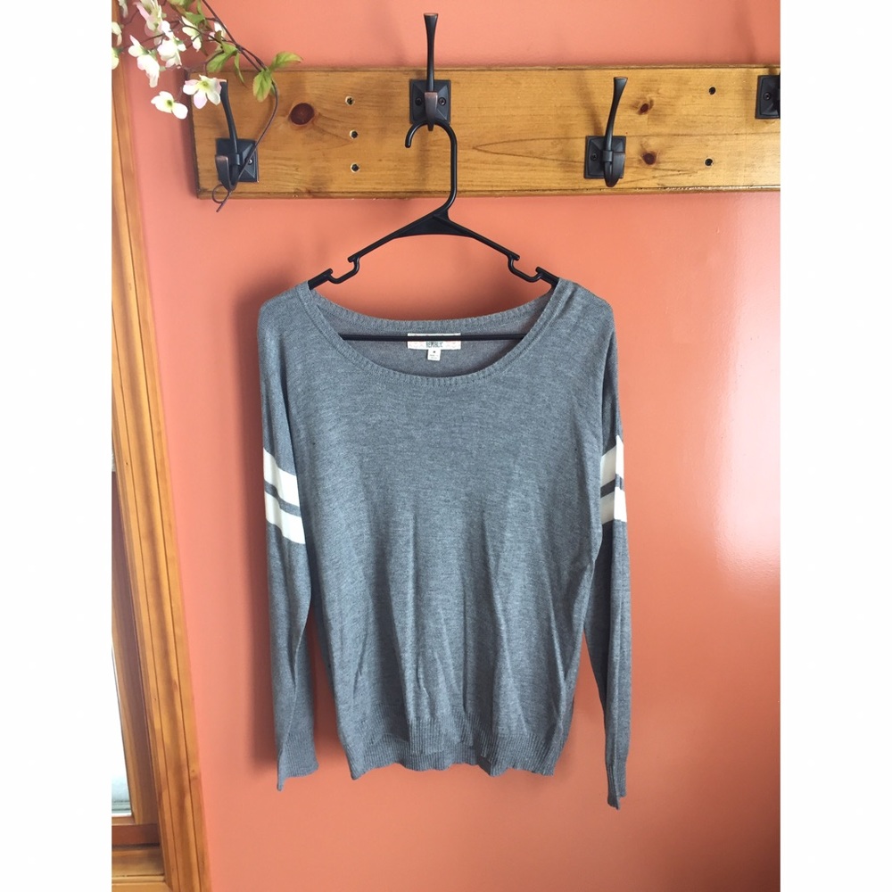 Brand New without tags gray long sleeve top.