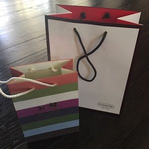 Coach shopping bags