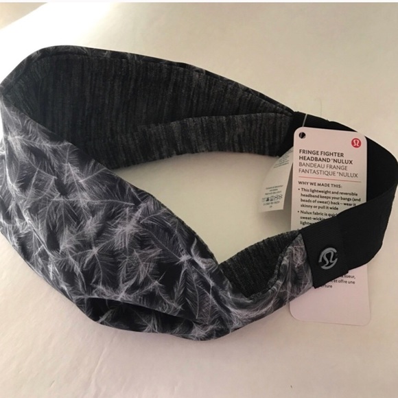 lululemon athletica Accessories - New Lululemon Fringe Fighter Headband Nulux