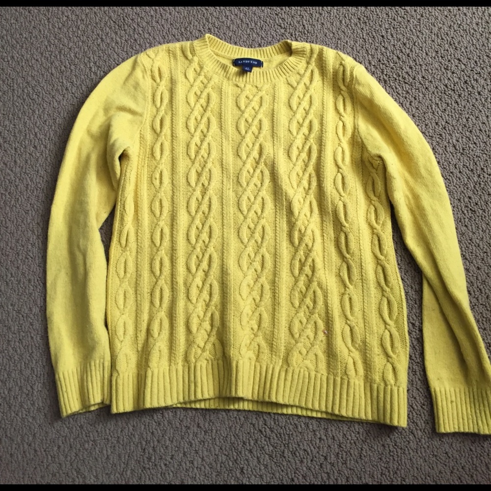 Cable knit sweater