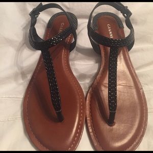 Gianni Bini black sandals.