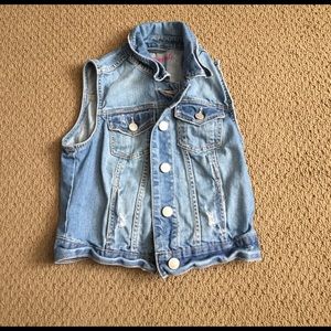 Jean jacket vest