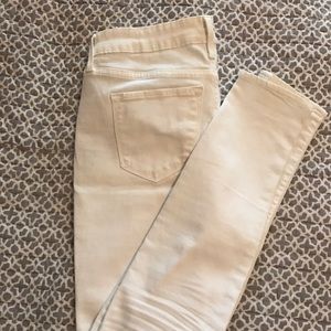 Old Navy Rockstar White Skinny Jeans
