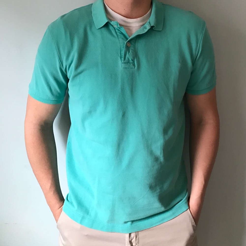 Gap sea foam polo