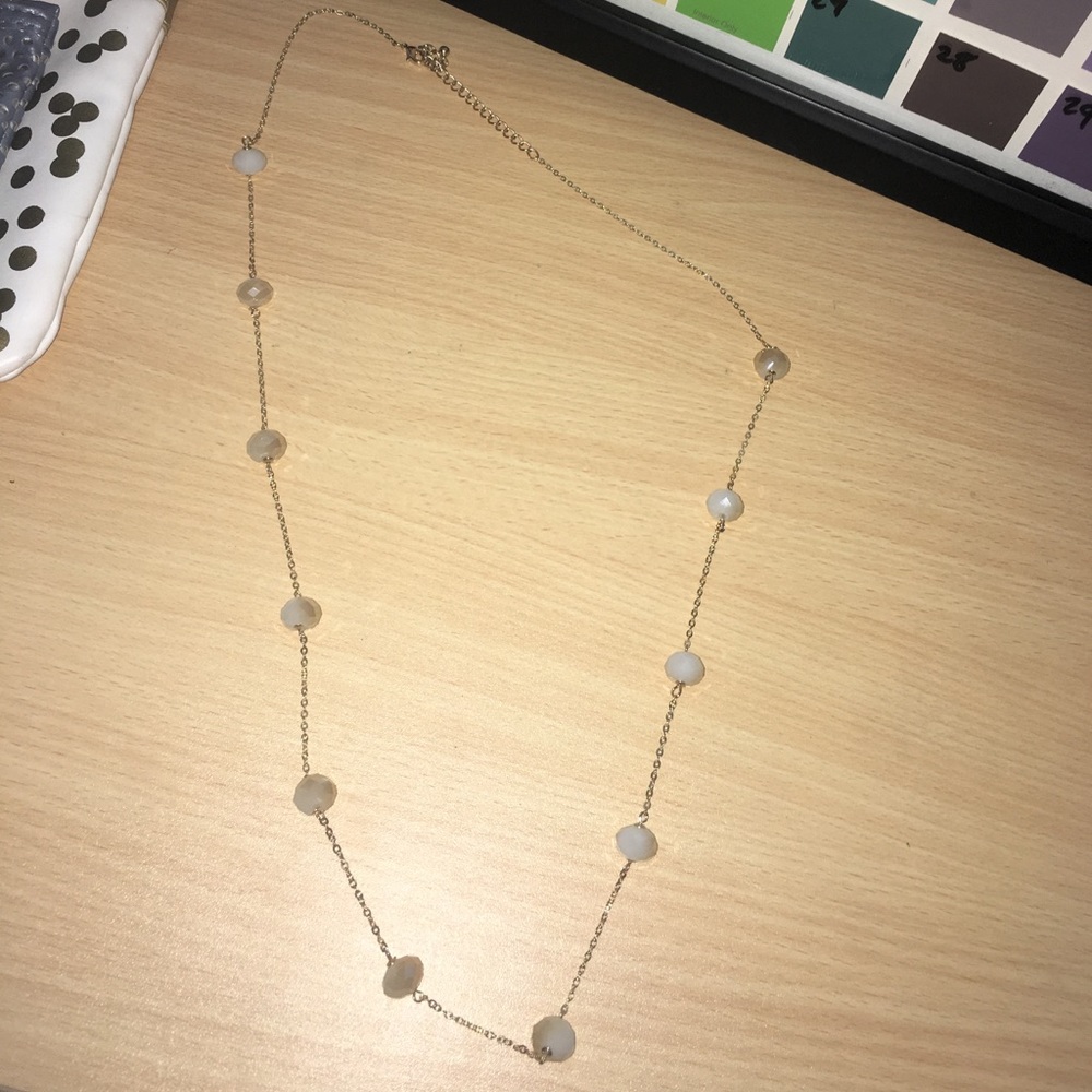 Beaded necklace.