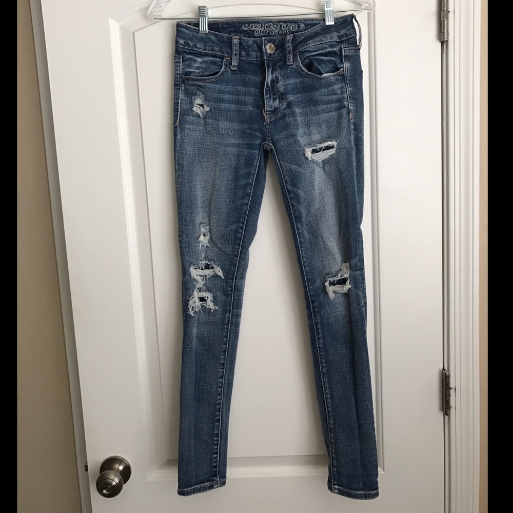 american eagle jeggings size 2