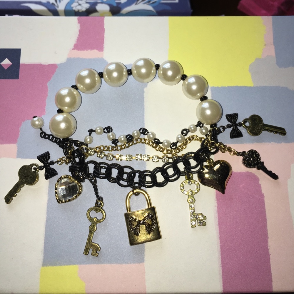 Betsy Johnson charm bracelet