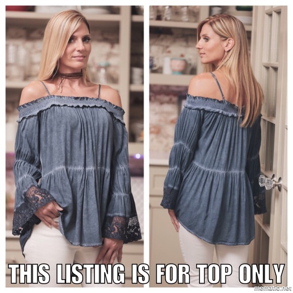 NEW Gorgeous Tie-Dye Off Shoulder Tunic - Picture 2 of 8
