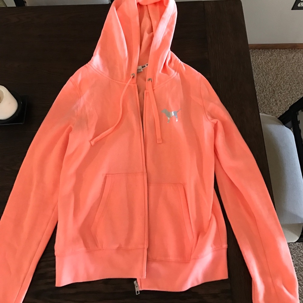 PINK VS zip up hoodie.