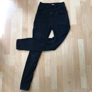 BDG High waisted black denim wash