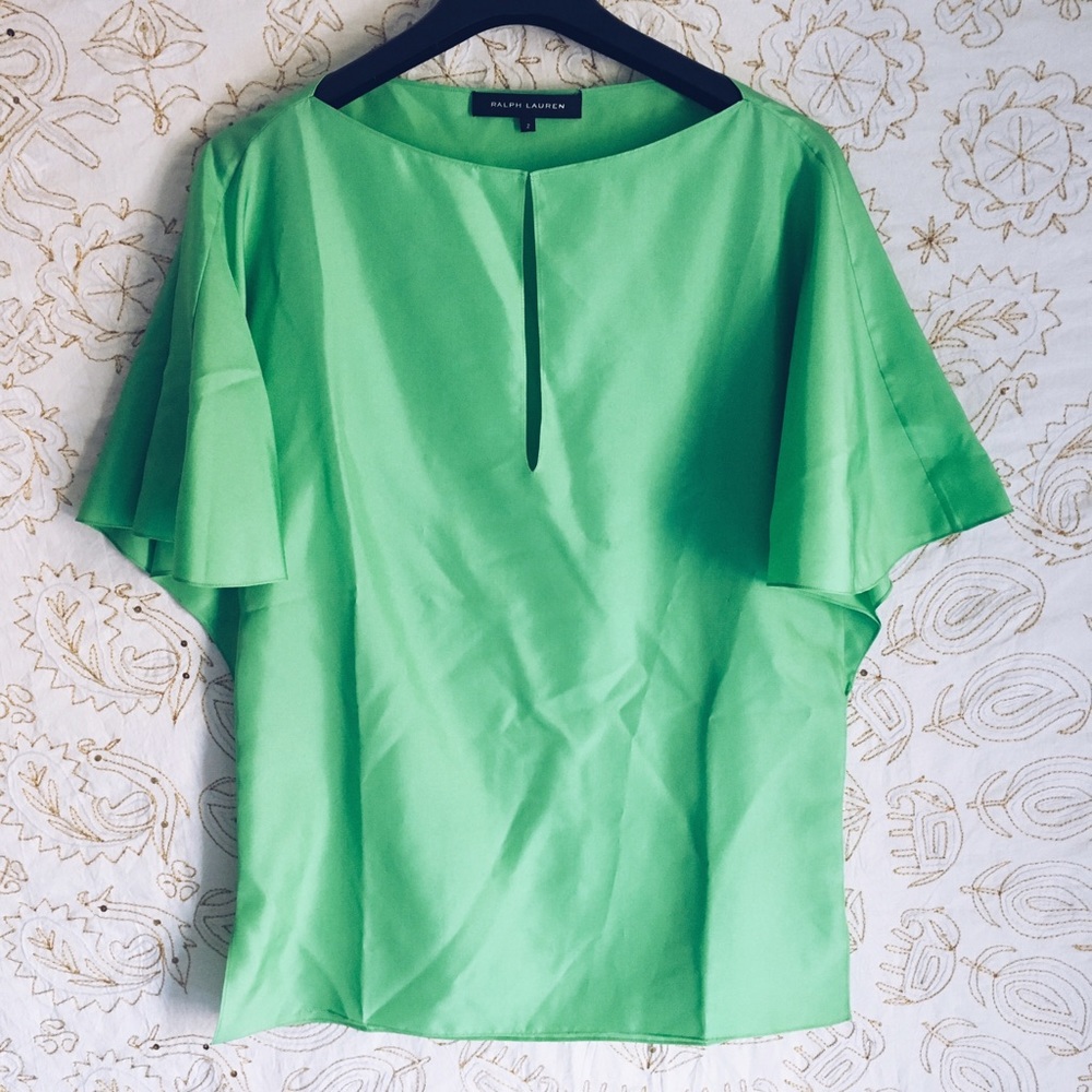 Black Label Ralph Lauren Silk Top