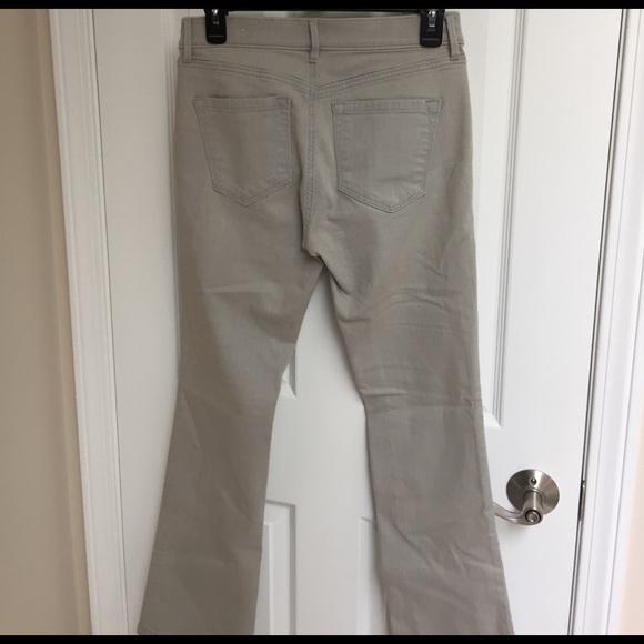 Loft beige-ish gray boot cut jeans - Picture 3 of 4