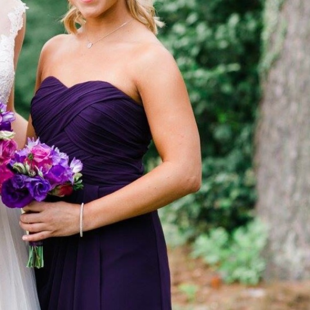 Plum Dress/Gown (bridesmaid)
