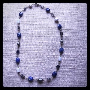 Retired SILPADA Silver and Blue Necklace