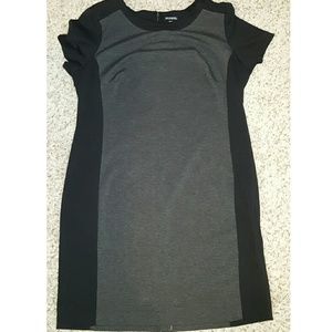 Colorblock short sleeve dress
