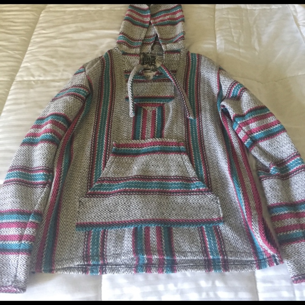 Comfy pancho, made in Mexico