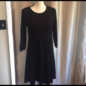 Black swing dress