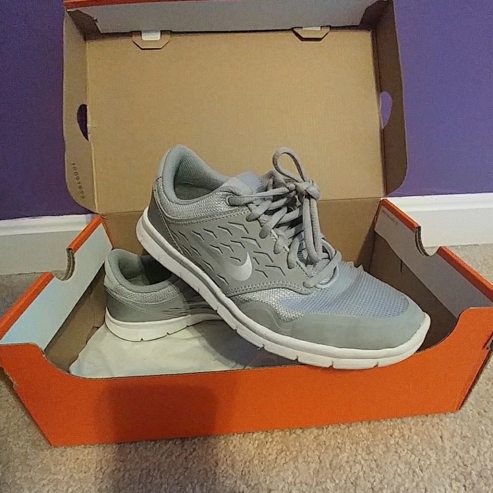 Nike Gray Gym Shoes