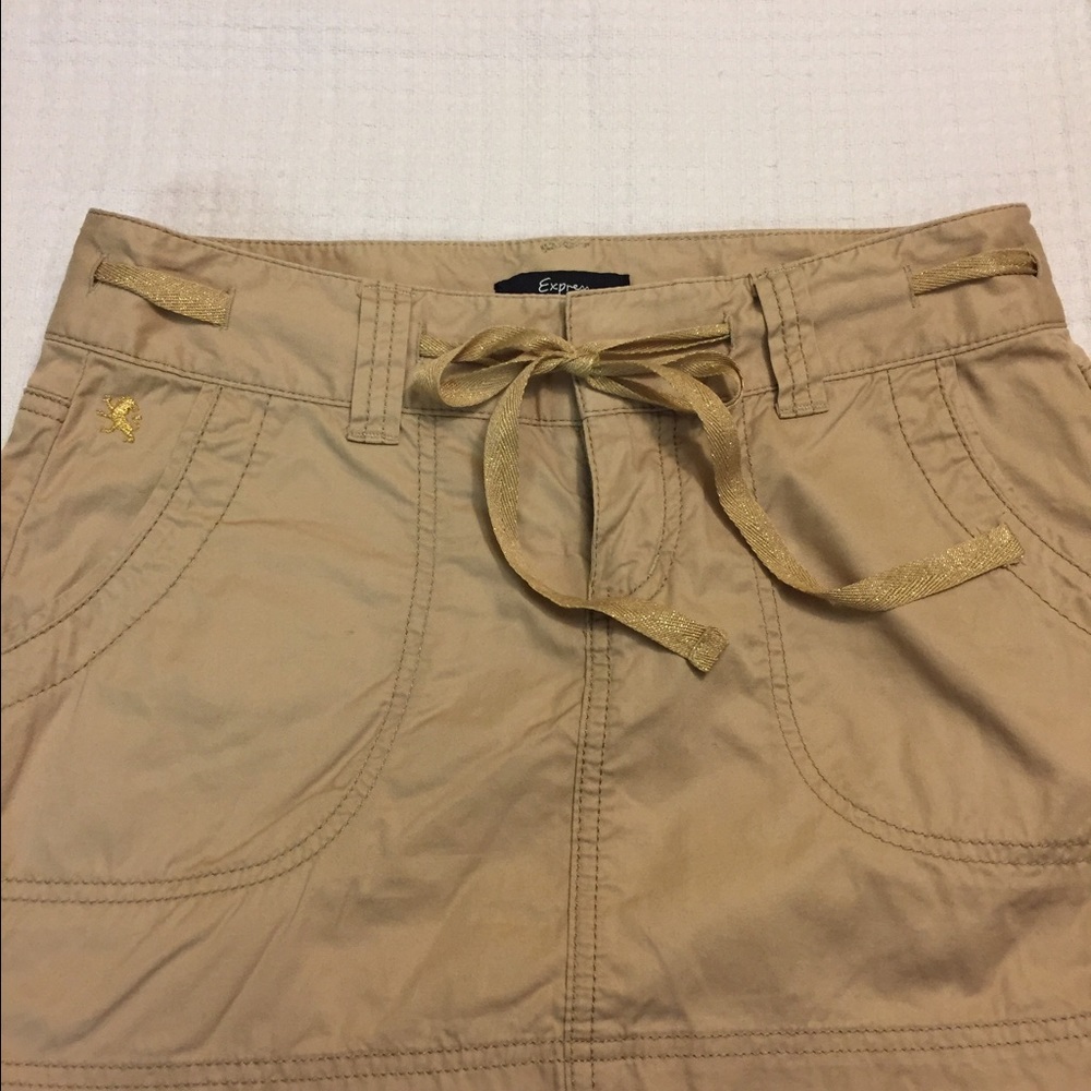 EXPRESS khaki skirt