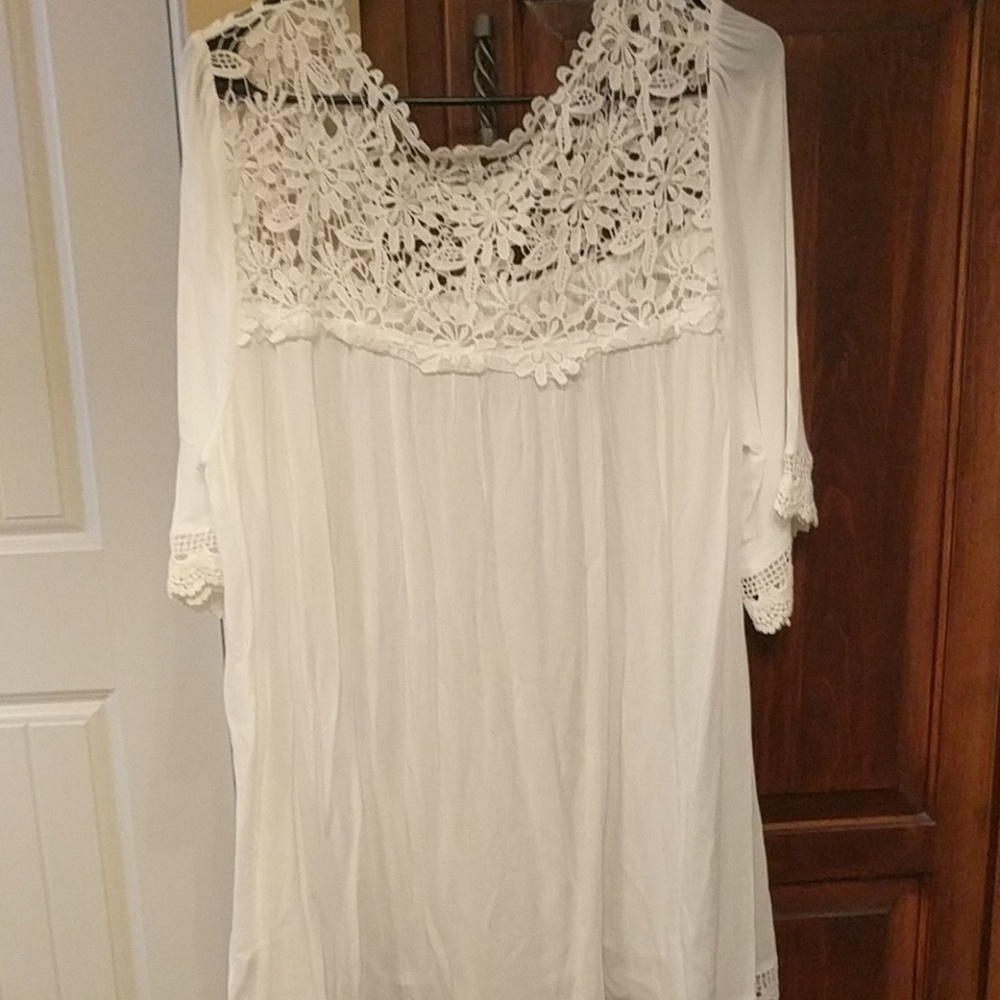 White Tunic with lace