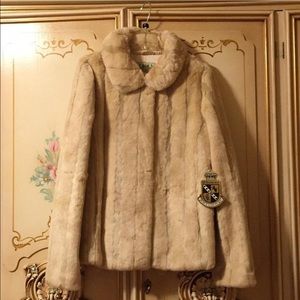 Juicy couture fur coat NWT