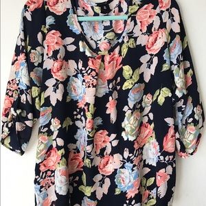 Floral Print Blouse