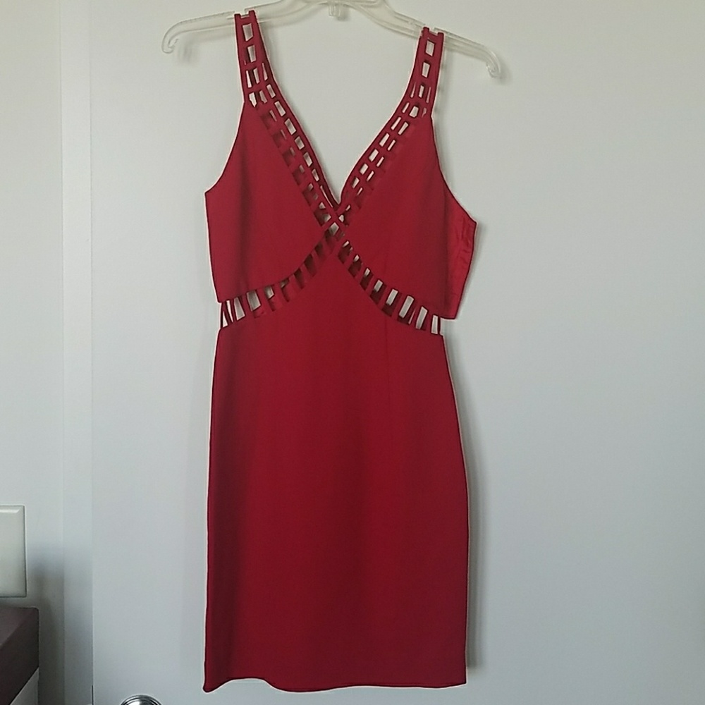 NWT Rex Lester Red Occasion sexy Mini Dress