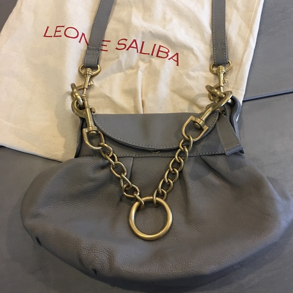 Small grey cross body bag