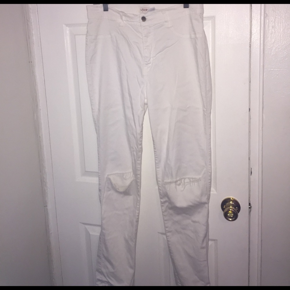 White jeans