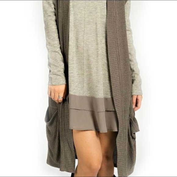 NWOT Kori America Rib-Knit Vest - Picture 2 of 3