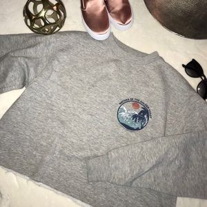 PacSun Cropped Sweatshirt