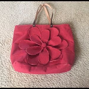 Burlap tote bag
