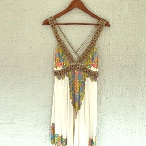 Free People Beads & Lace Tunic