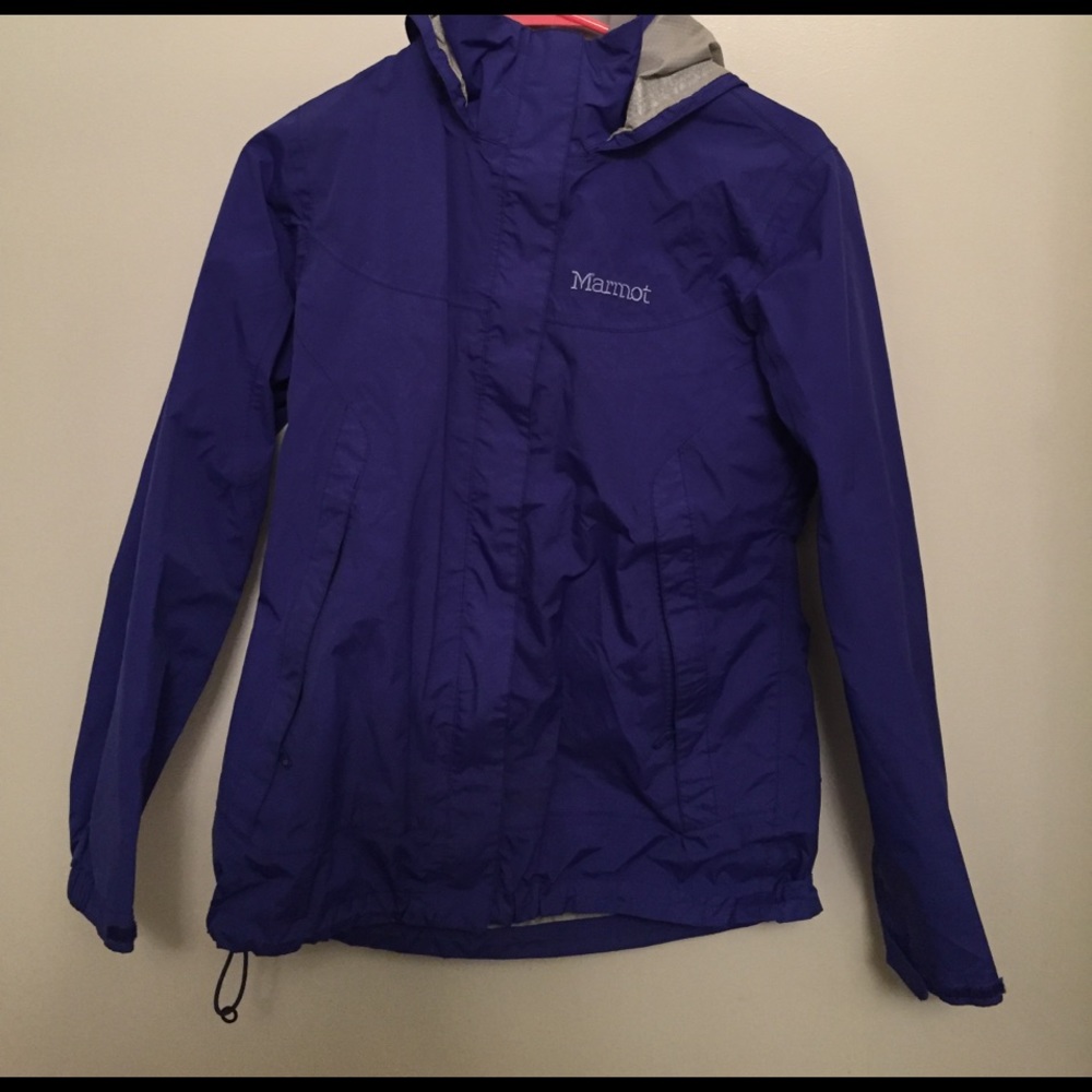 Marmot purple rain jacket