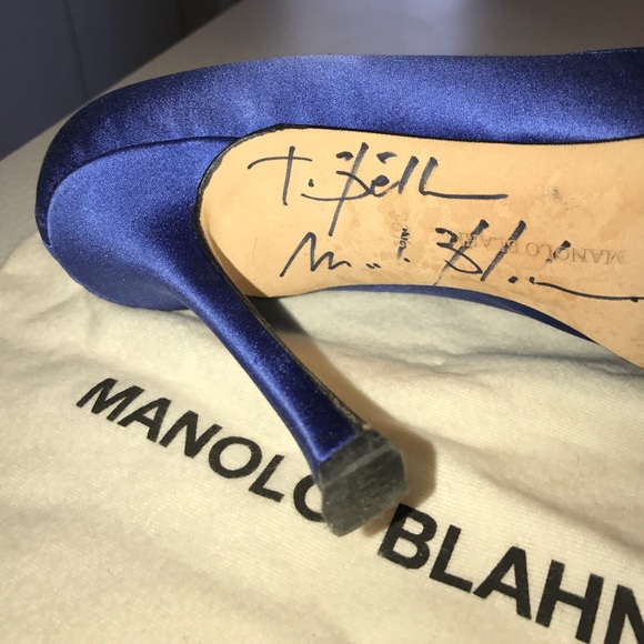 Signed Manolo Blahnik Heels - Picture 2 of 2