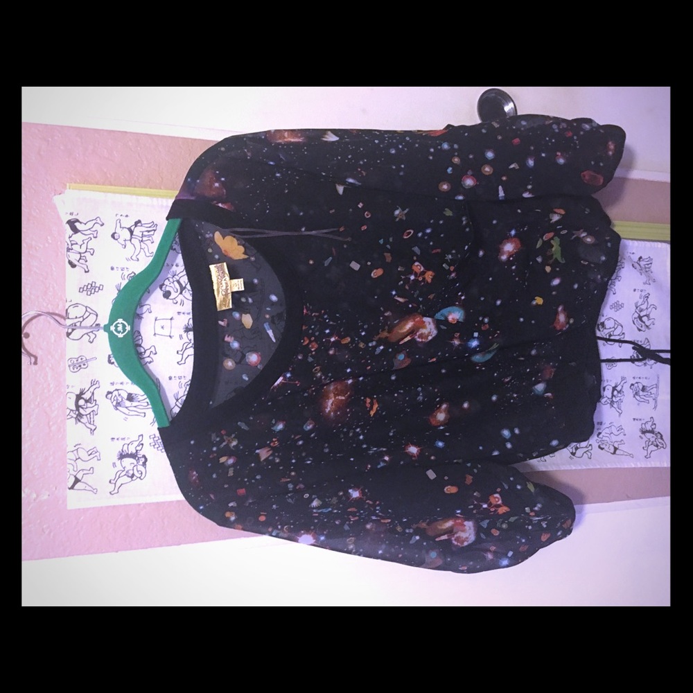 Princess Vera Wang Galaxy Blouse Pullover