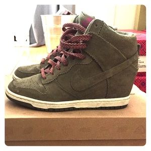 Nike dunk sky hi - wedged sneaker heel