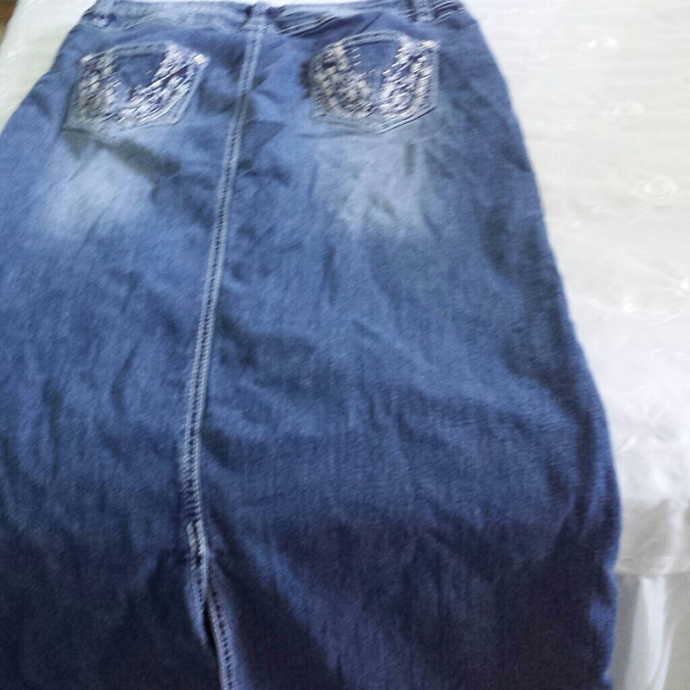 Blue jean skirt