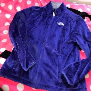 Purple north face jacket