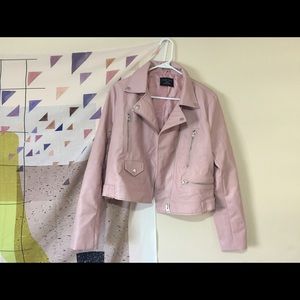 NWOT faux leather jacket