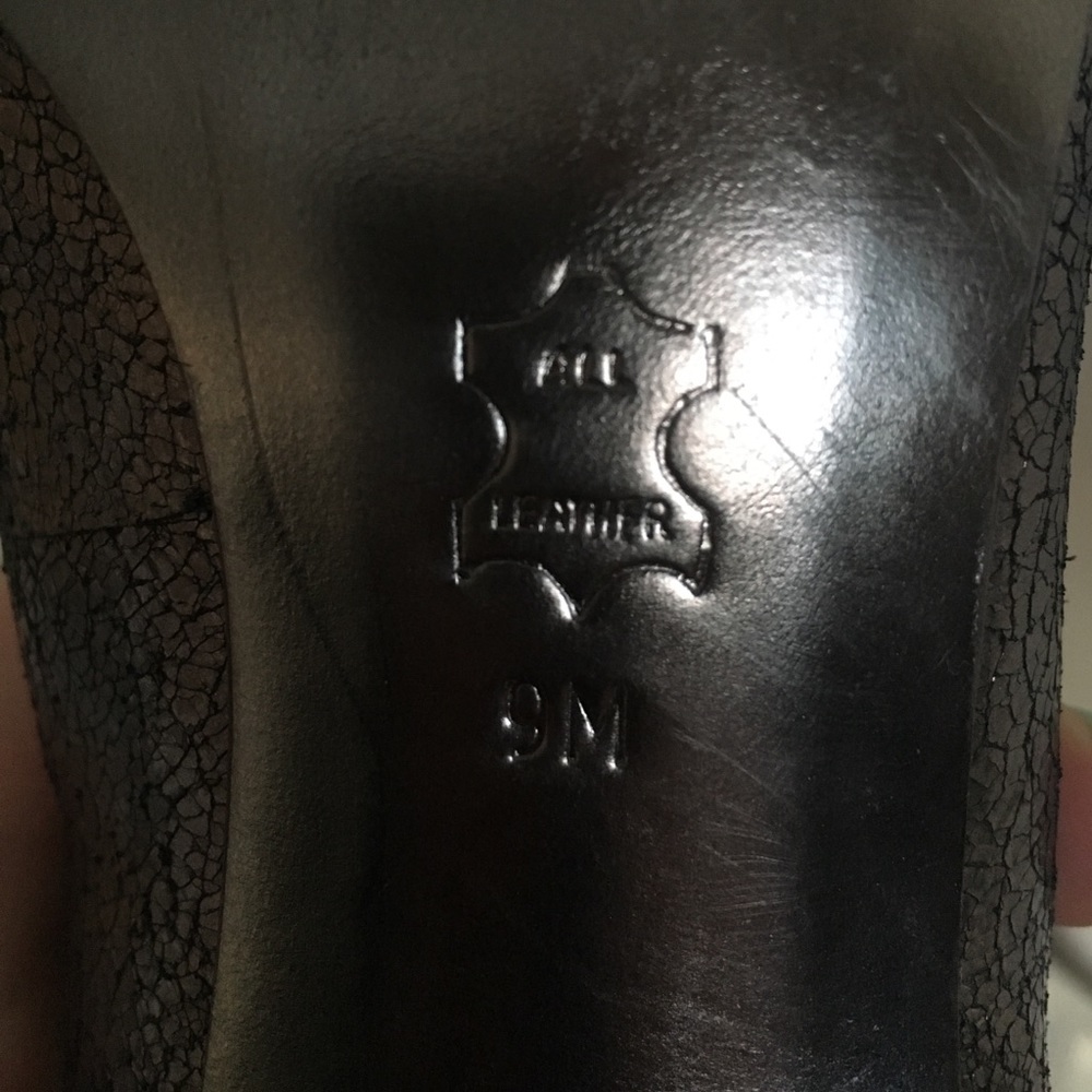 Tory Burch Gunmetal and Rhinestone Heels - Picture 5 of 8